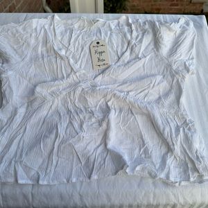 NWT Hippie Rose Americana Femme Woven Top